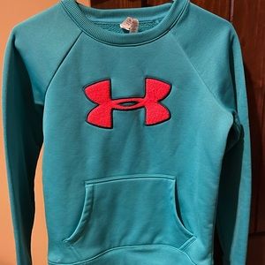 Womens XS Under Armour Turquoise Sweatshirt